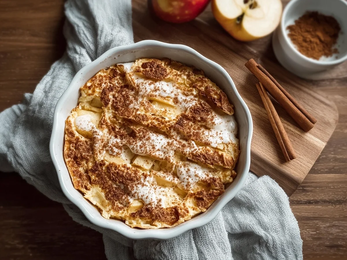 Apple Cinnamon Cottage Cheese Bake: High-Protein - Image 1