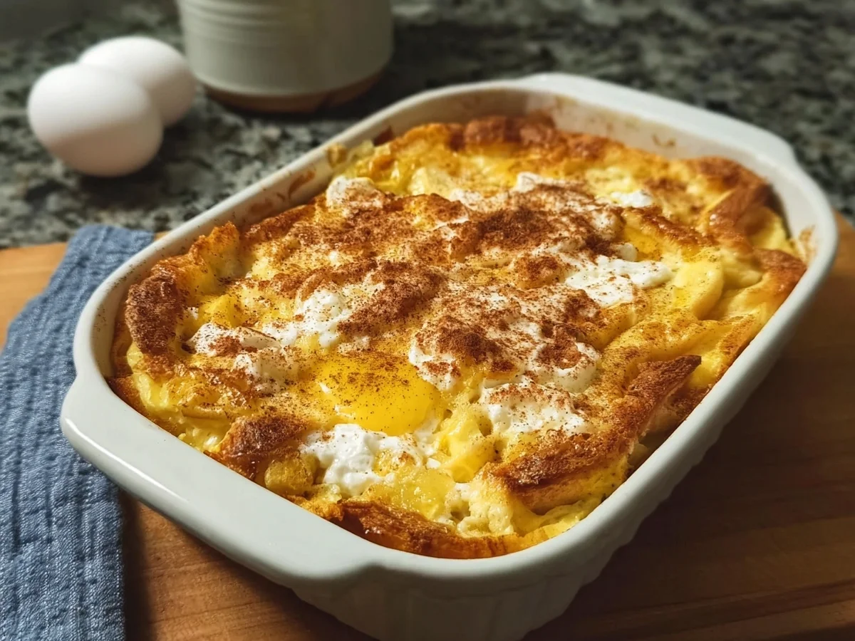 Apple Cinnamon Cottage Cheese Bake - Image 1