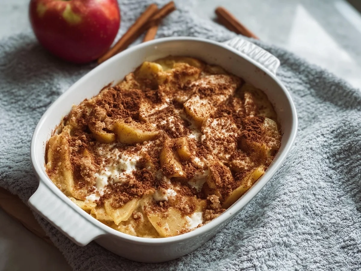 Apple Cinnamon Cottage Cheese Bake - Image 2