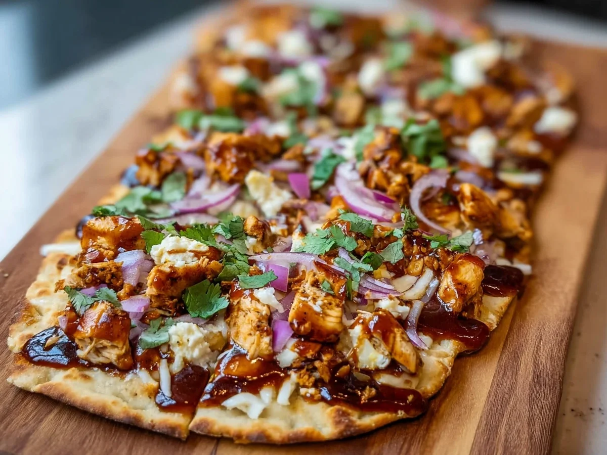 BBQ Chicken Flatbread: High Protein Weeknight Meal - Image 1