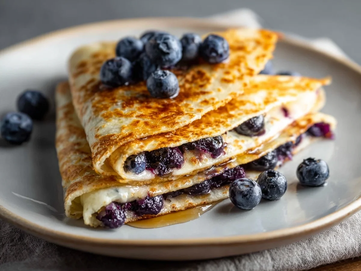 Blueberry Breakfast Quesadilla: Quick, High Protein - Image 2