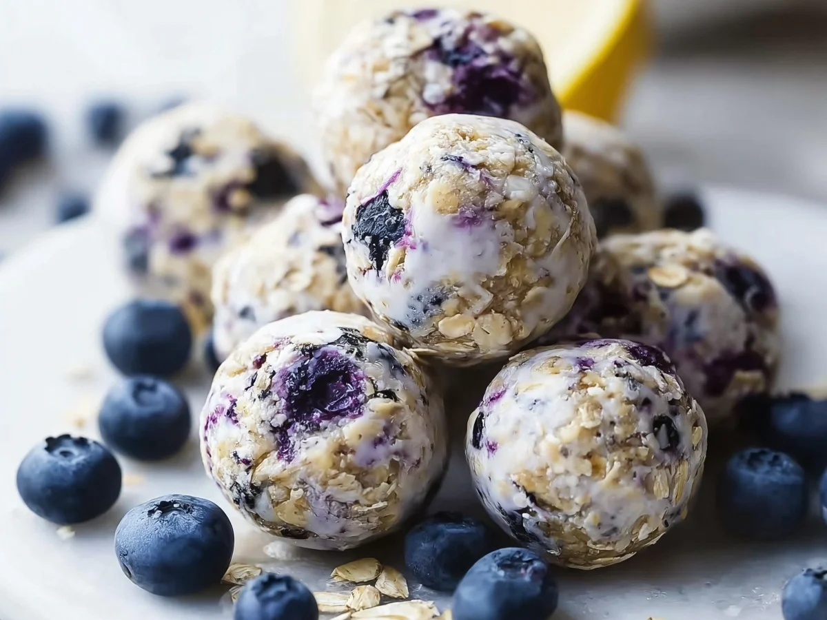 Blueberry Cheesecake Protein Bites: High-Protein Snack - Image 1