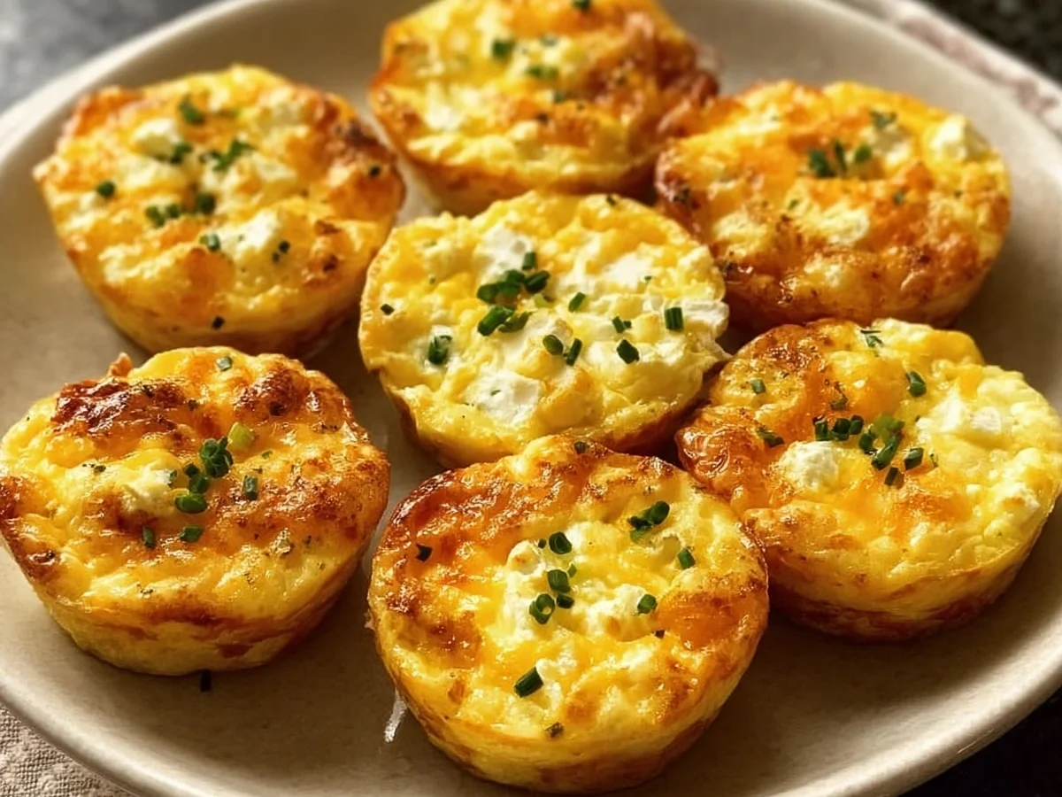 Cheesy Cottage Cheese Egg Bites in Muffin Tins - Image 2
