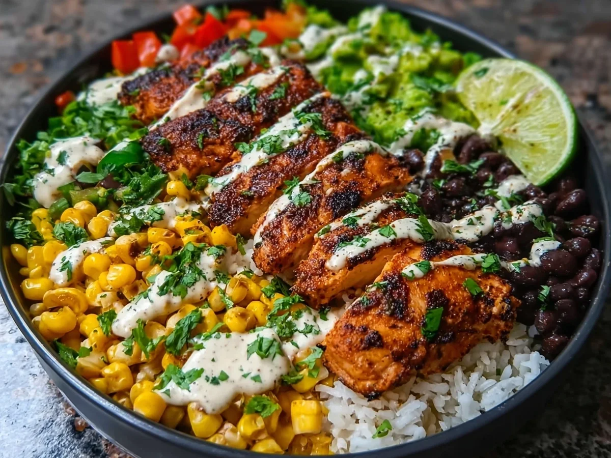Chipotle Chicken Bowl: High Protein Meal Prep - Image 1