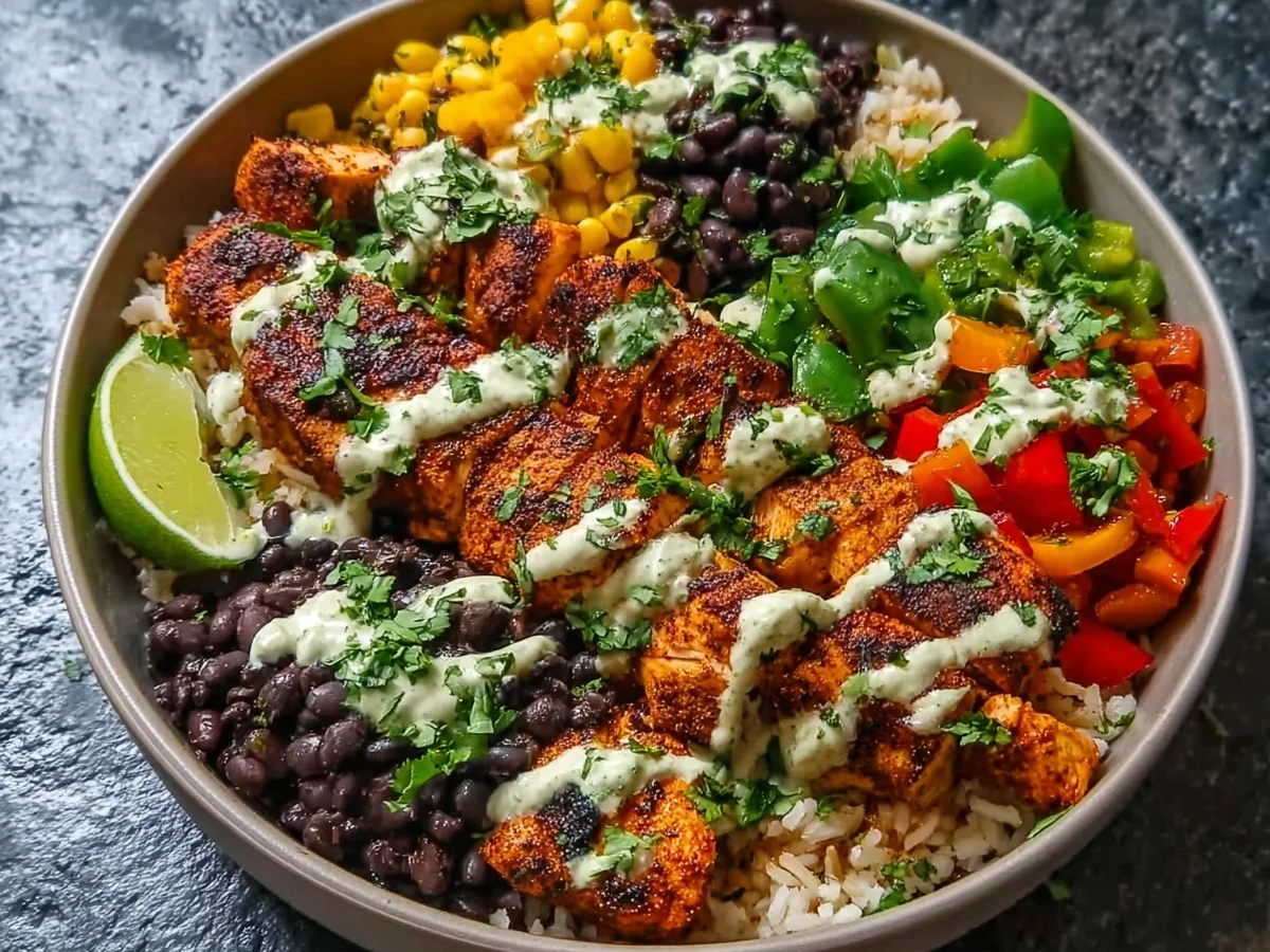 Chipotle Chicken Bowl: High Protein, Meal Prep Ready - Image 2