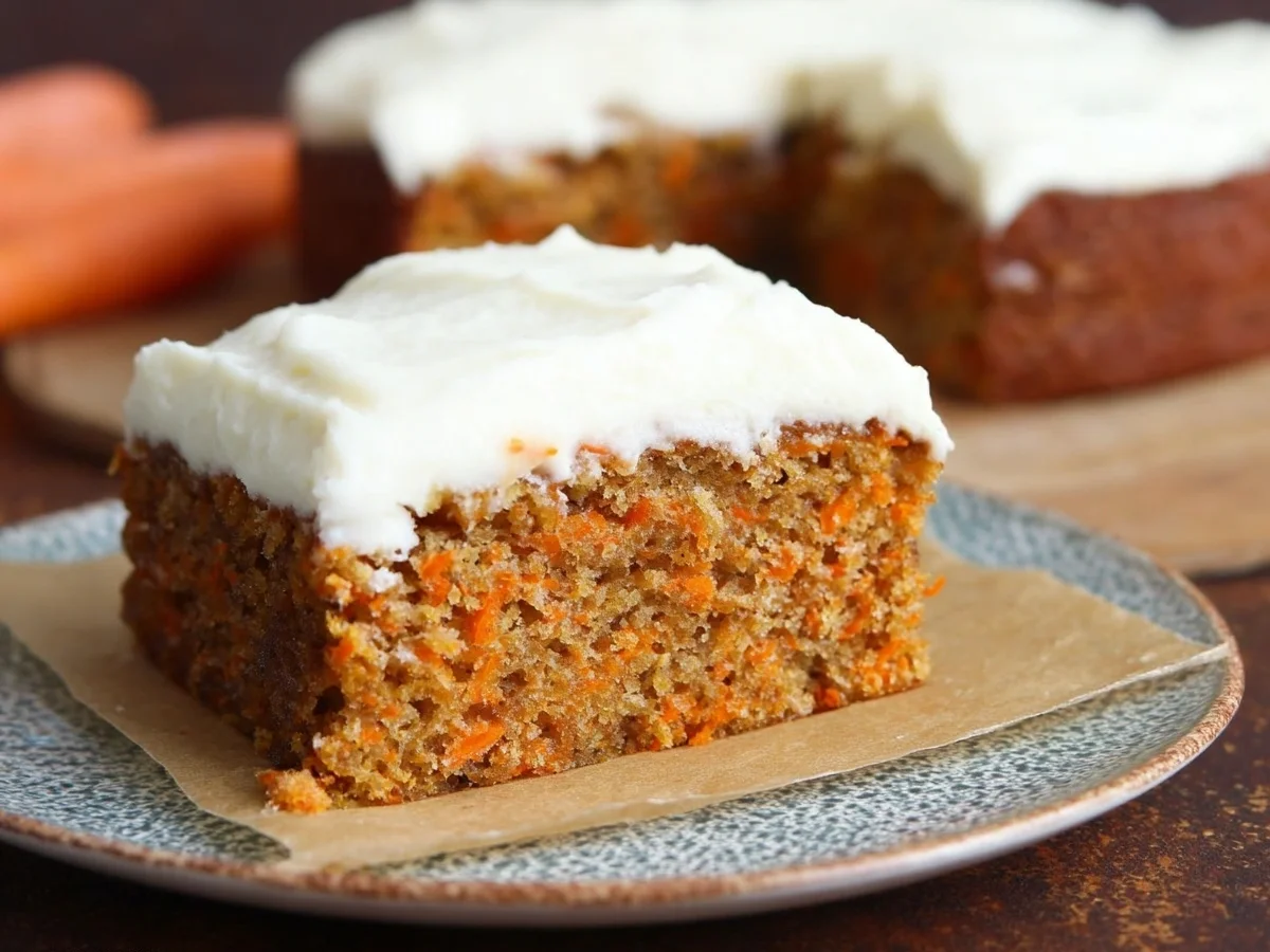 Classic Healthy Carrot Cake with Ricotta Frosting - Image 1