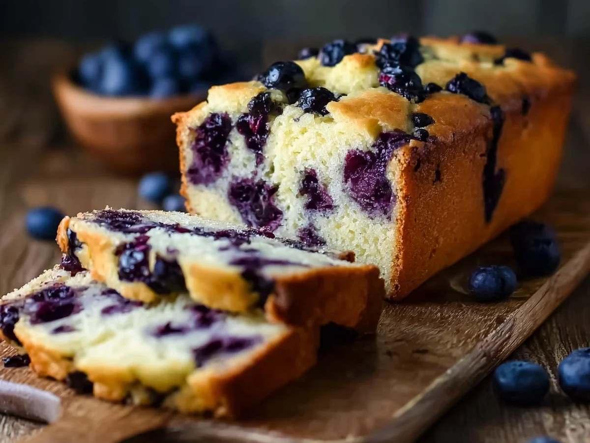 Cottage Cheese Blueberry Bread: High Protein & Moist - Image 1
