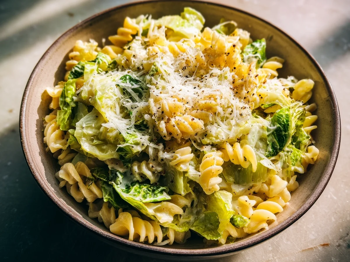 Creamy Alfredo Cabbage Pasta: Easy Weeknight Meal - Image 2