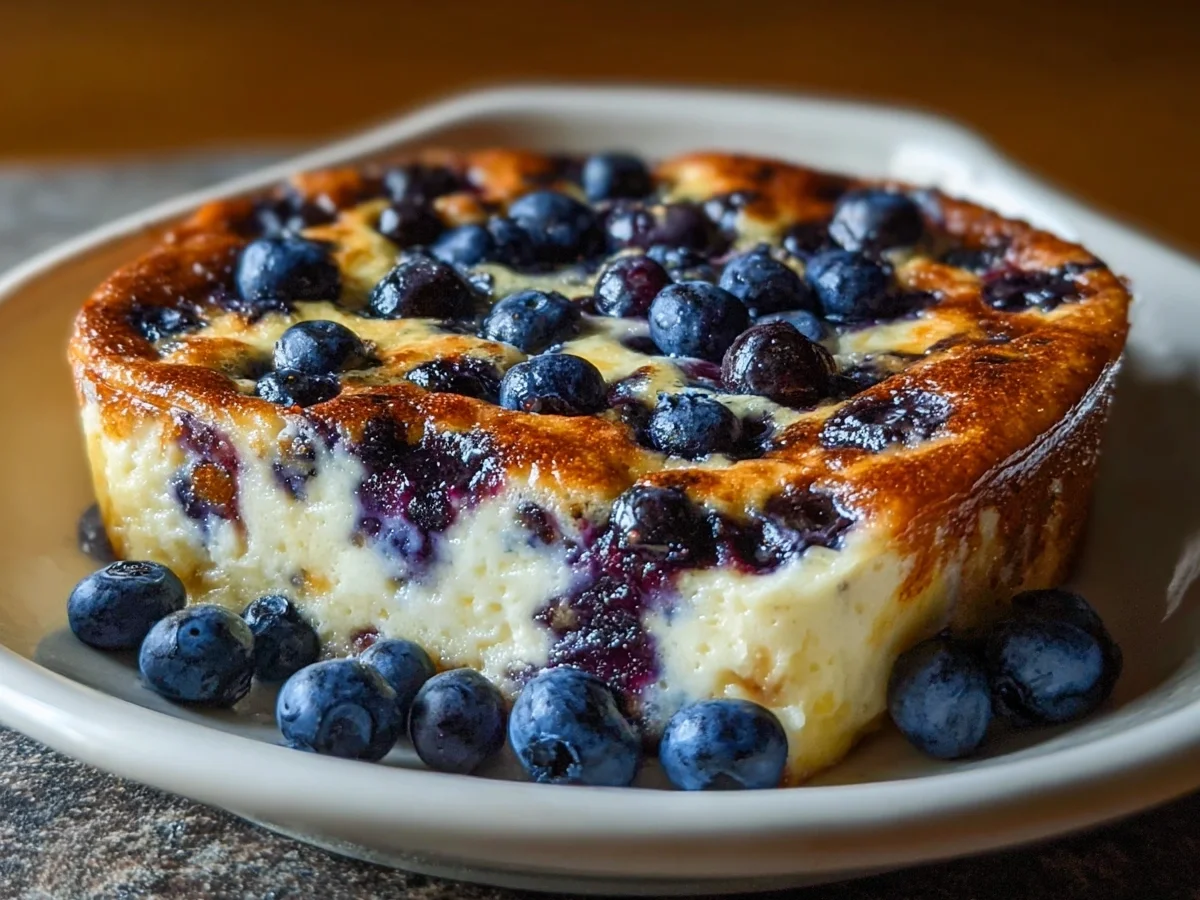 Creamy Blueberry Cottage Cheese Breakfast Bake - Image 2