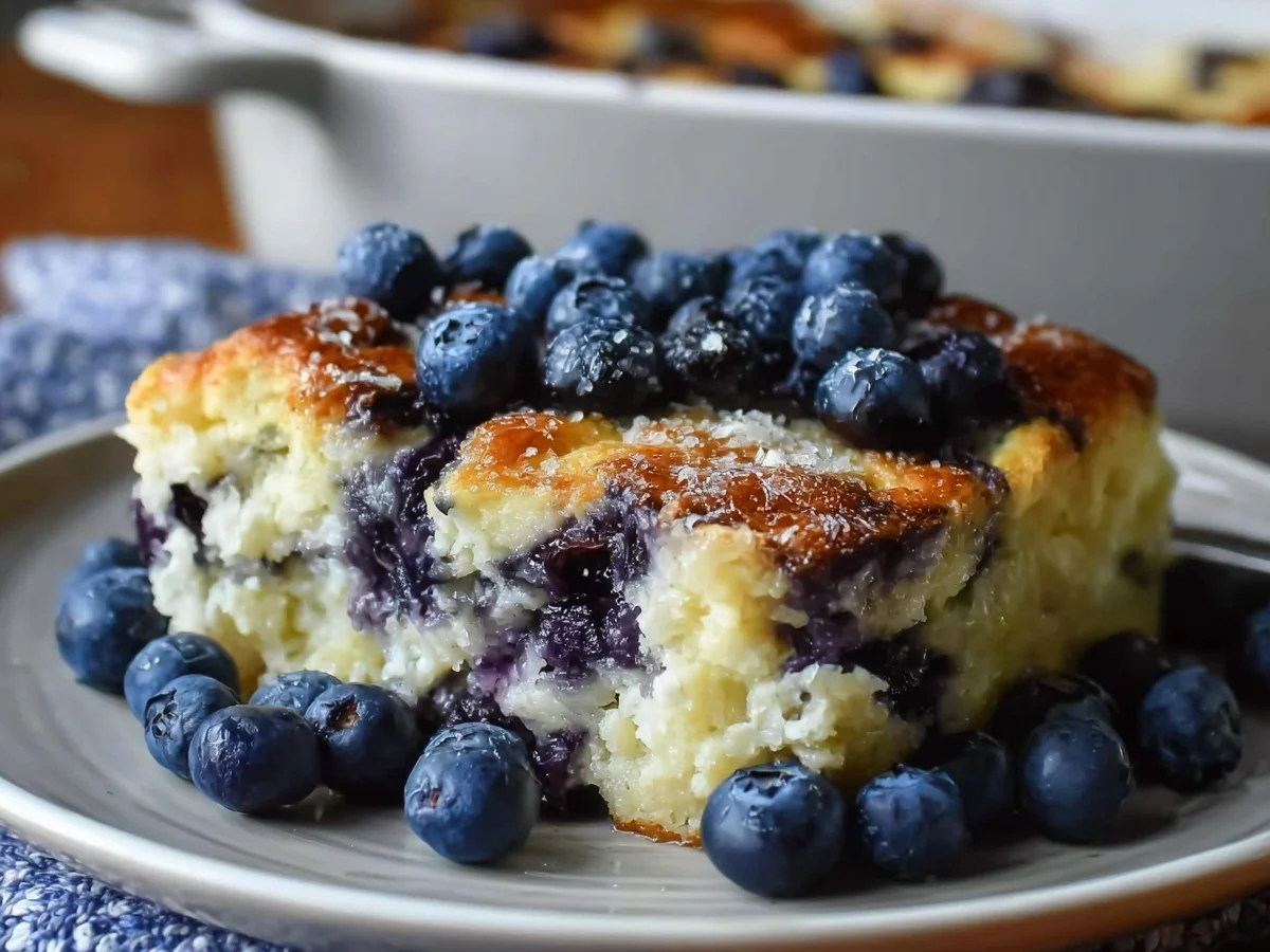 Creamy Blueberry Cottage Cheese Breakfast Bake Recipe - Image 1