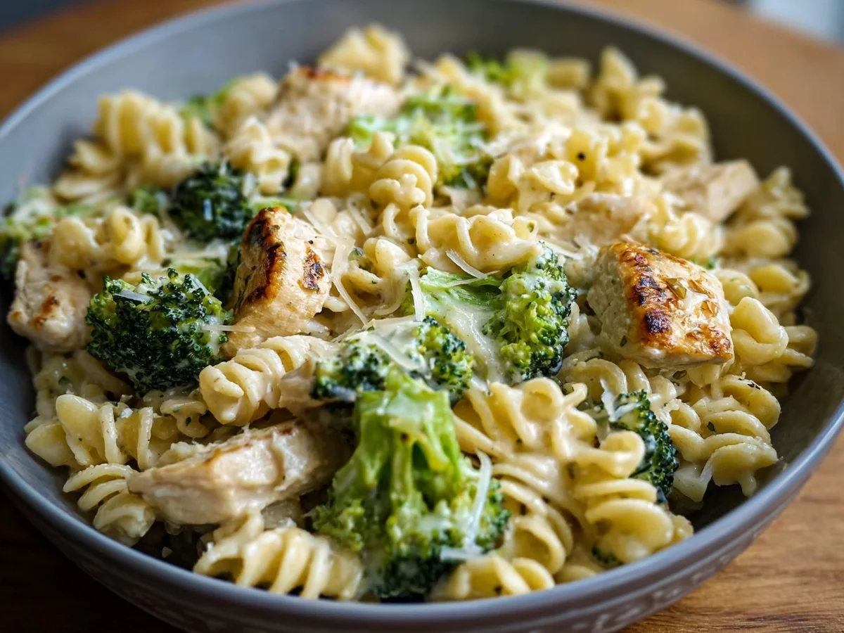 Creamy Rotisserie Chicken Broccoli Pasta: Quick Dinner - Image 2