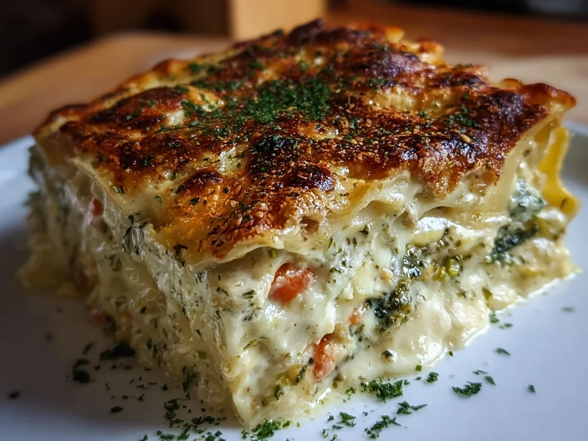 Creamy Vegetable Lasagna with White Sauce | Meal Prep Ready - Image 2