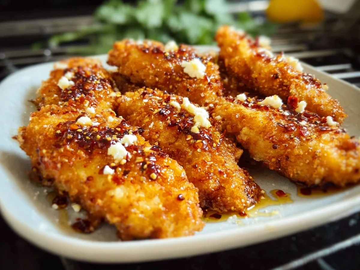 Crispy Hot Honey Feta Chicken: Quick Dinner Recipe - Image 2