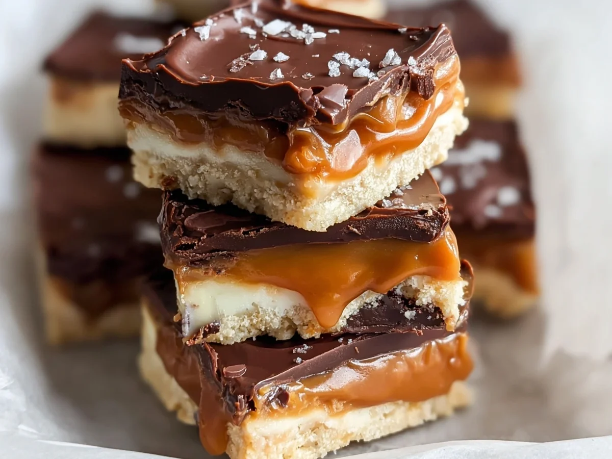 Decadent Low Carb Millionaire Bars - Image 1