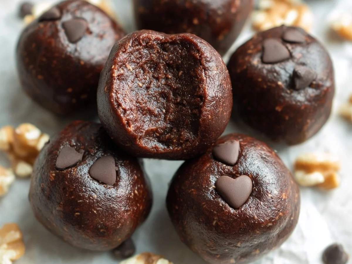 Easy 3-Ingredient No Bake Brownie Bites - Image 1