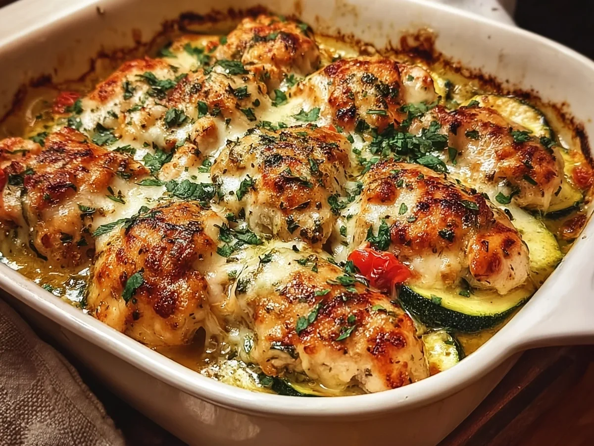 Easy Chicken Zucchini Bake: Protein-Packed One-Dish Meal - Image 2