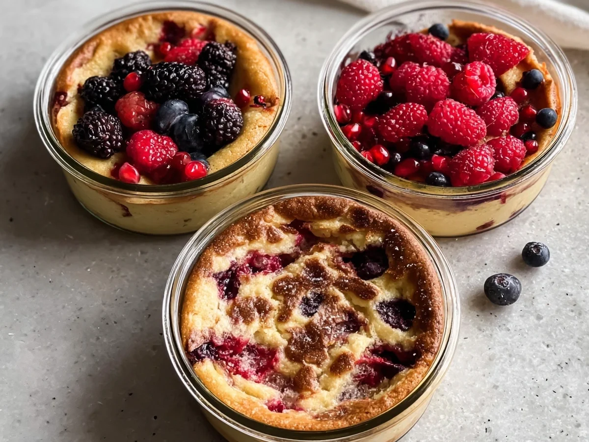 Fluffy Baked Protein Pancake Bowls | Easy Meal Prep - Image 1