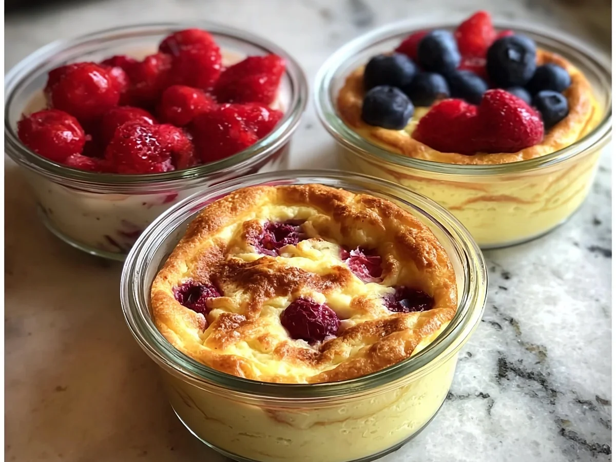 Fluffy Baked Protein Pancake Bowls | Easy Meal Prep - Image 2