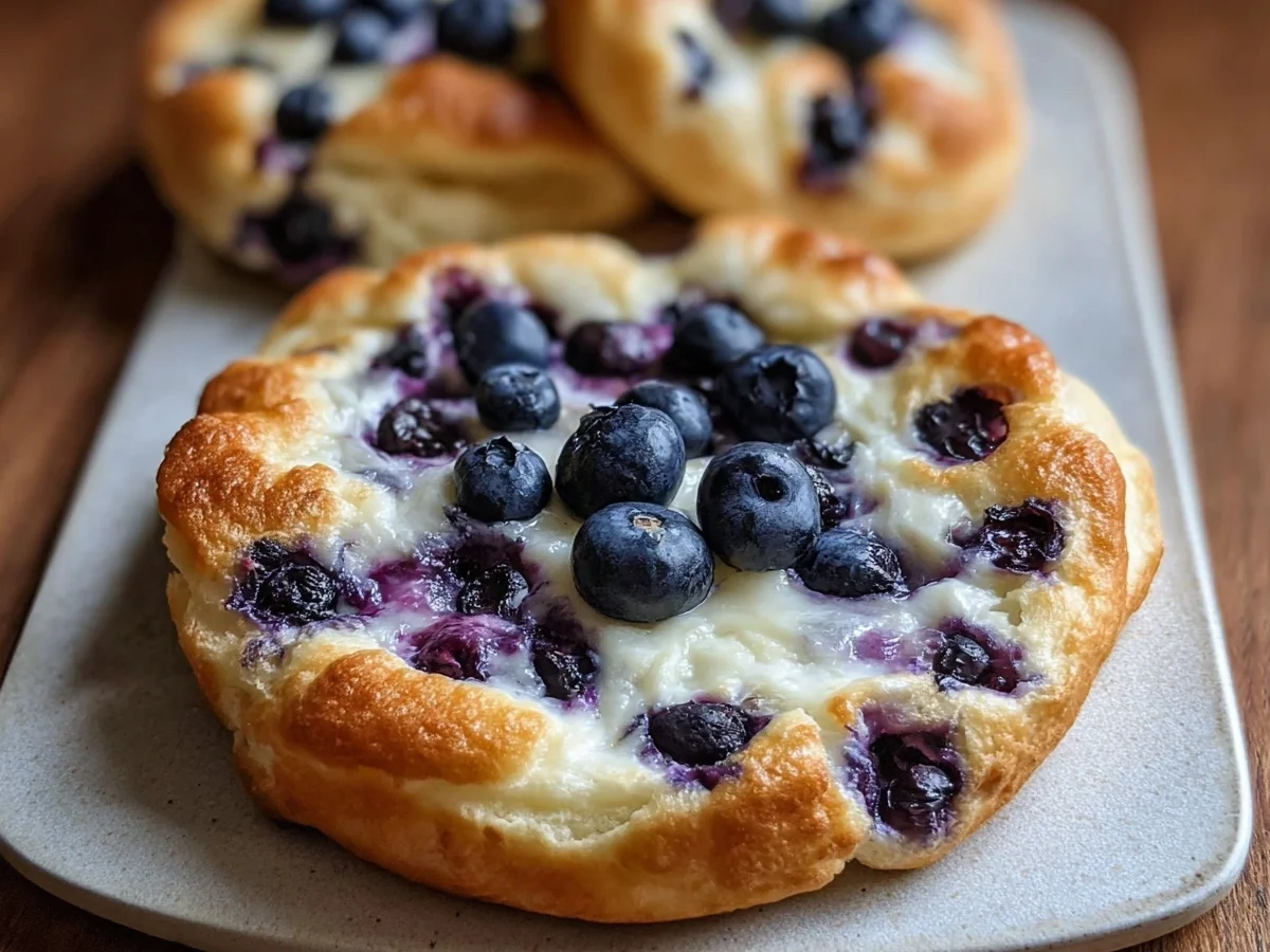 Fluffy Cottage Cheese Blueberry Cloud Bread: Healthy & Low-Carb - Image 2