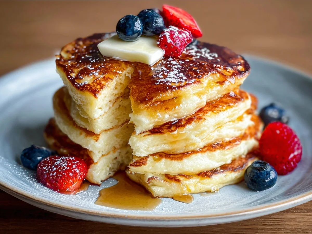 Fluffy High-Protein Cottage Cheese Pancakes - Image 2