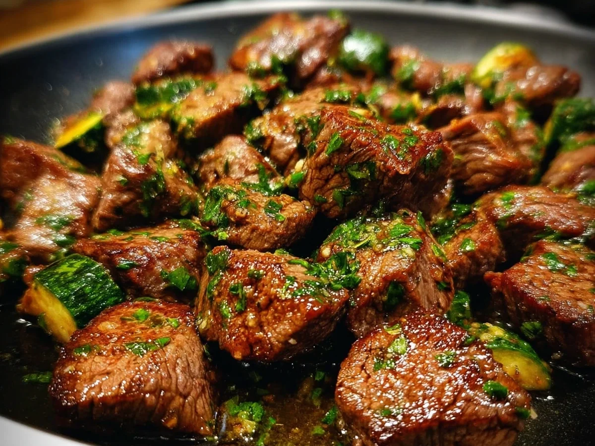 Garlic Butter Steak Bites: 15-Minute Low-Carb Dinner - Image 1
