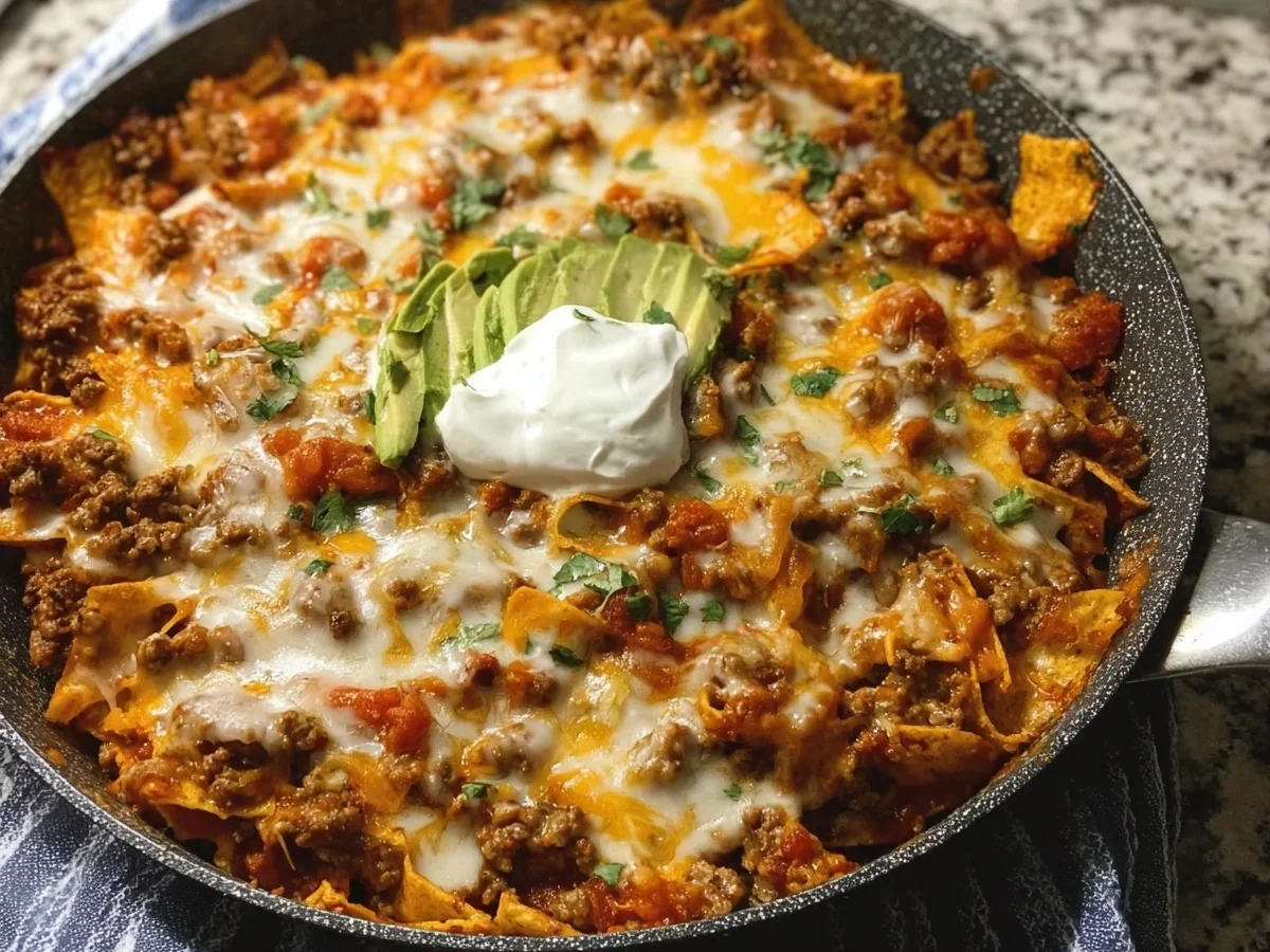 Ground Beef Enchilada Skillet: Easy One-Pan Dinner - Image 1