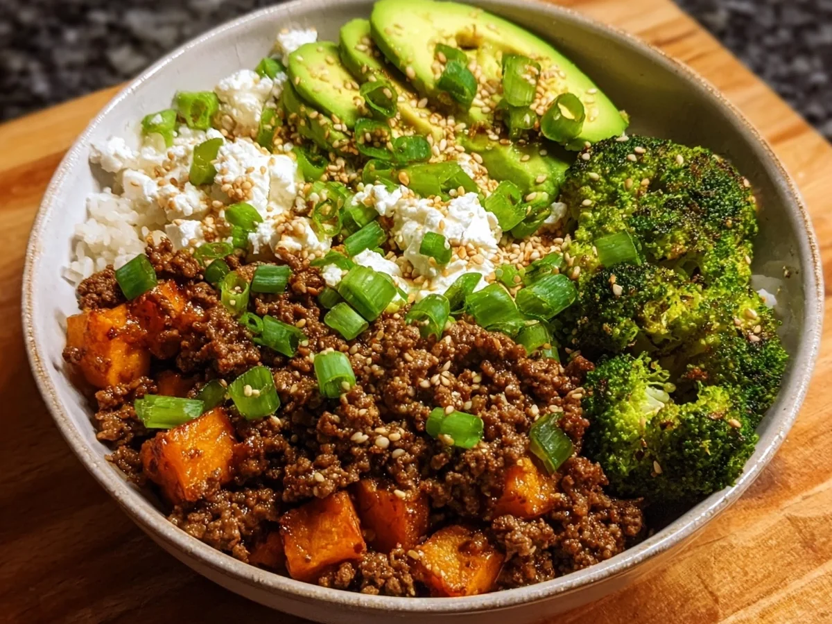 Ground Beef Hot Honey Bowl: Protein-Packed, Meal Prep - Image 2