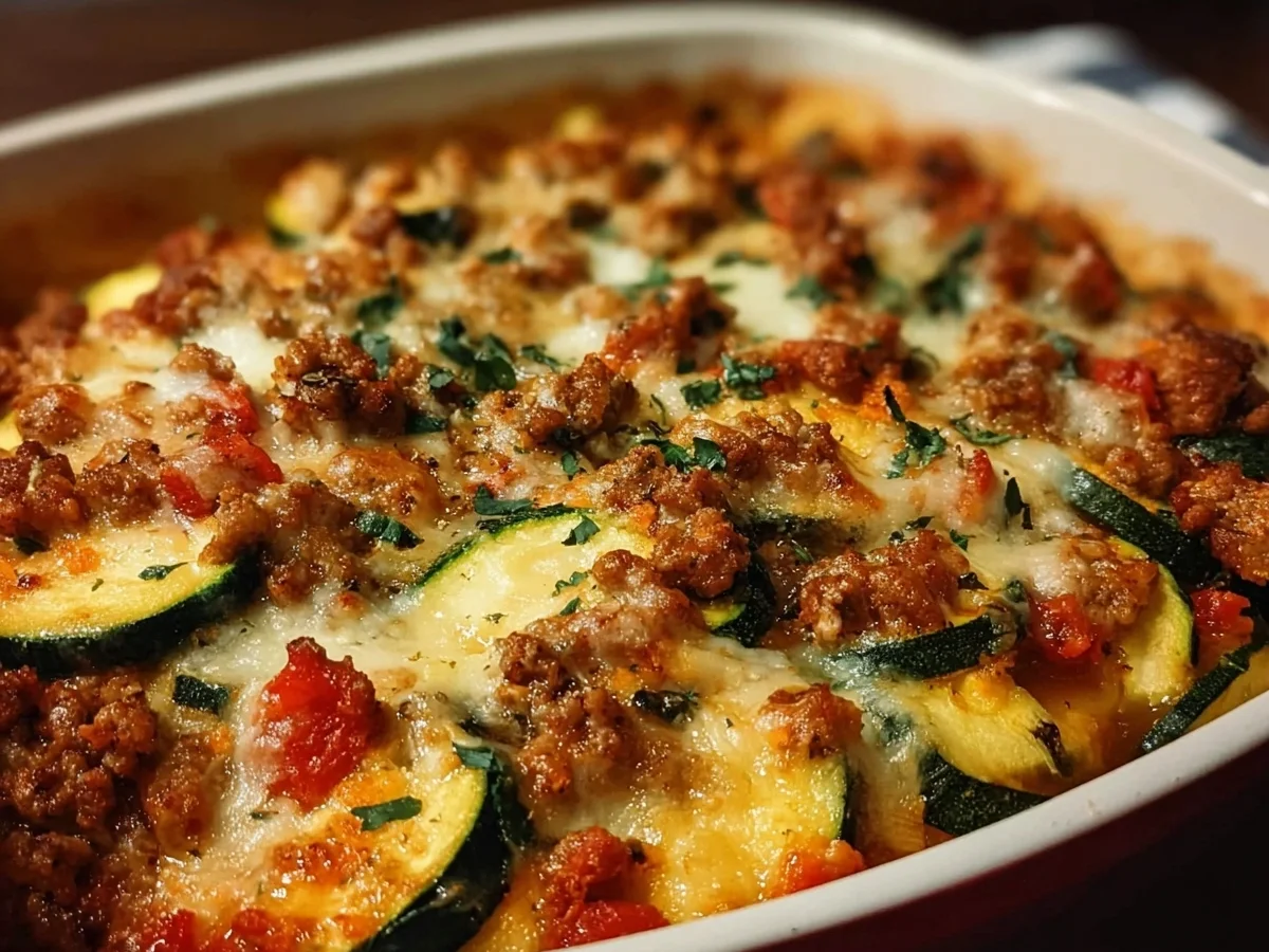 Ground Turkey Zucchini Casserole for Easy Meal Prep - Image 1