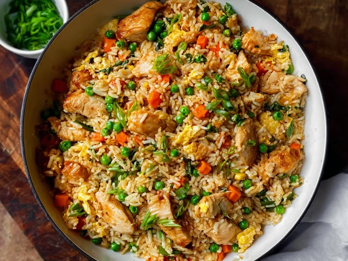 Healthy Chicken Fried Rice: High Protein Meal Prep - Image 1