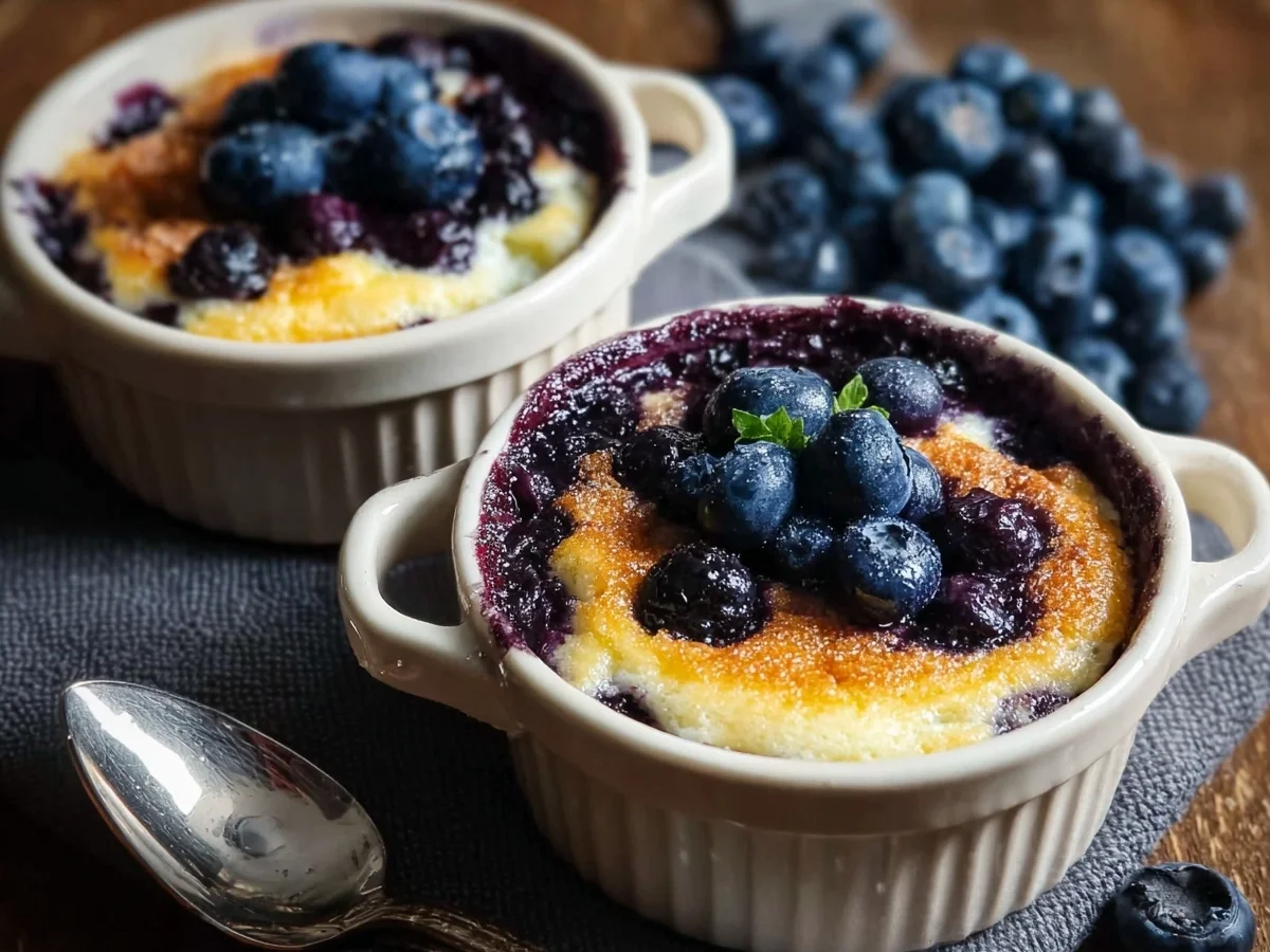 High Protein Baked Blueberry Cottage Cheese Bowl - Image 1