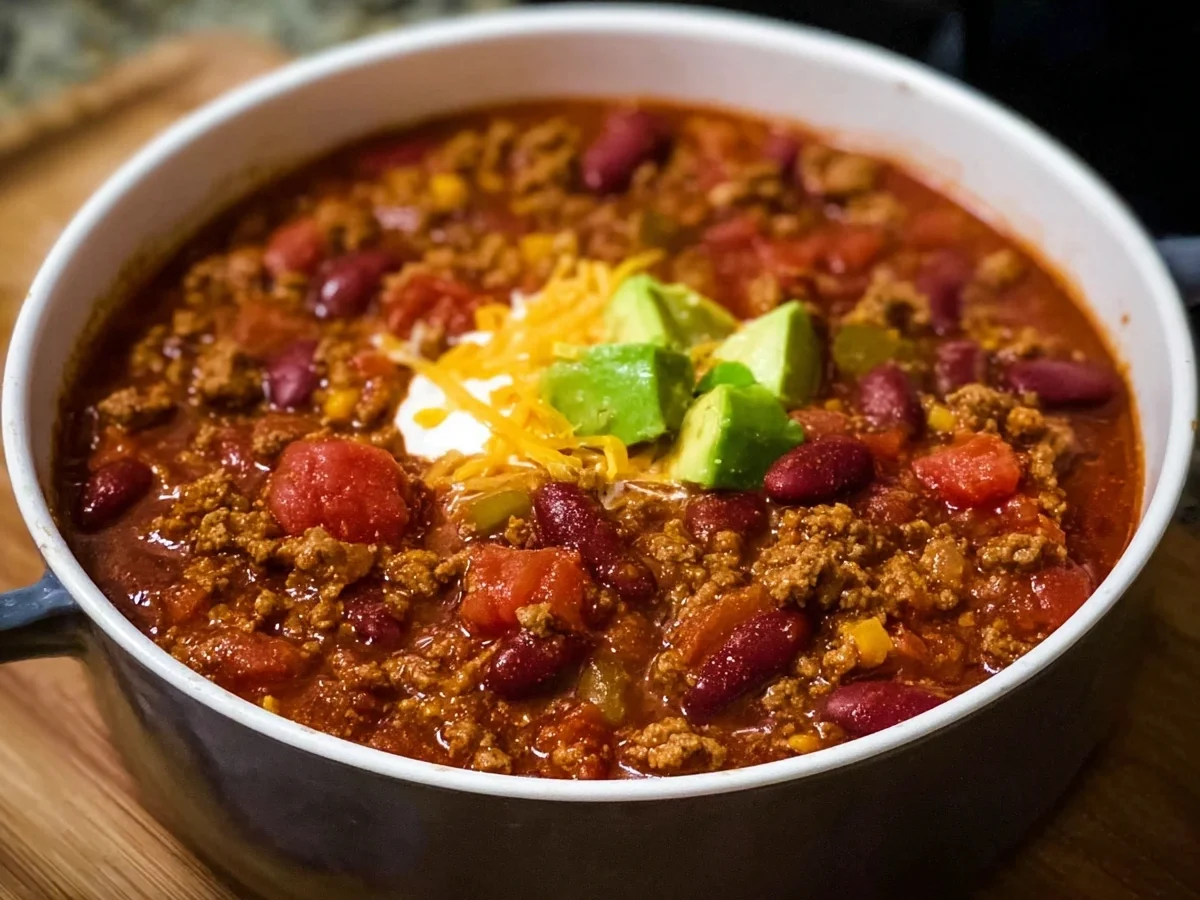 High Protein Chili for Dinner & Easy Meal Prep - Image 1