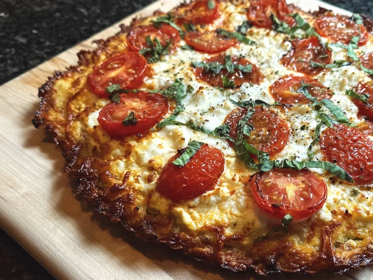 High Protein Cottage Cheese Flatbread Pizza Recipe - Image 1