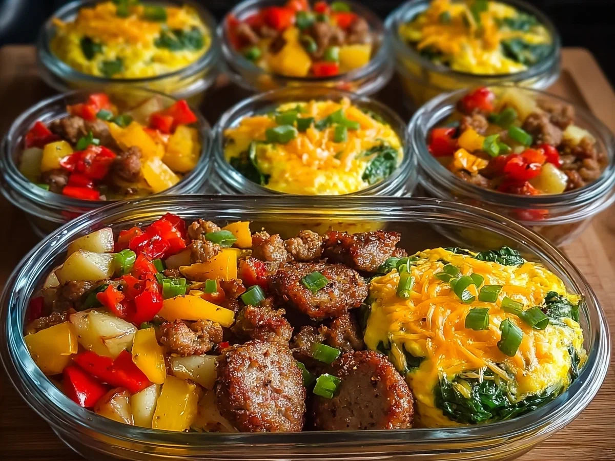 High Protein Freezer Friendly Breakfast Bowls - Image 1