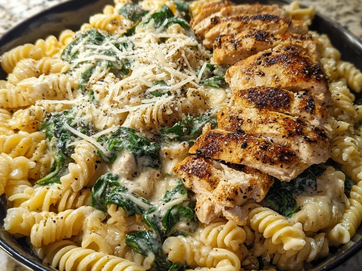 High Protein Garlic Parmesan Pasta Bowls for Meal Prep - Image 1