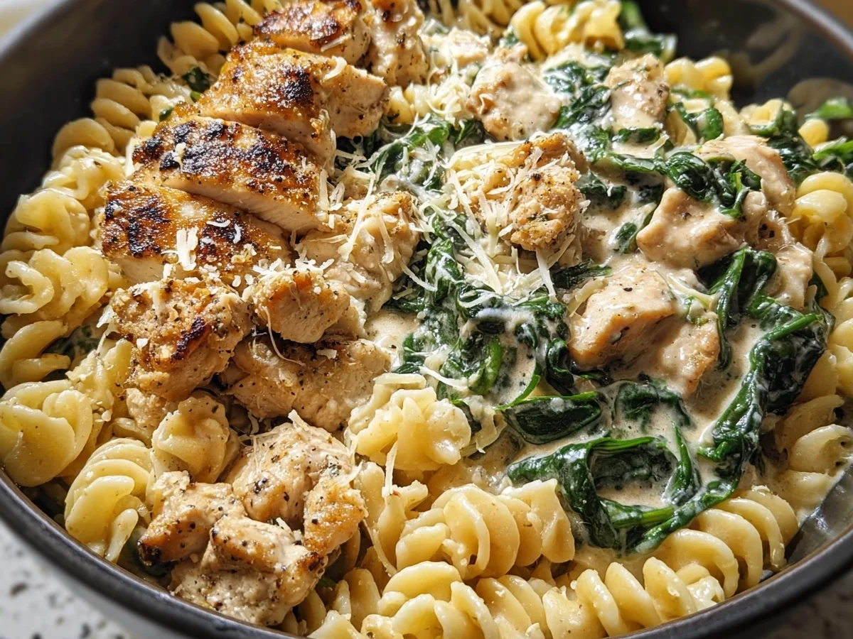 High Protein Garlic Parmesan Pasta Bowls for Meal Prep - Image 2