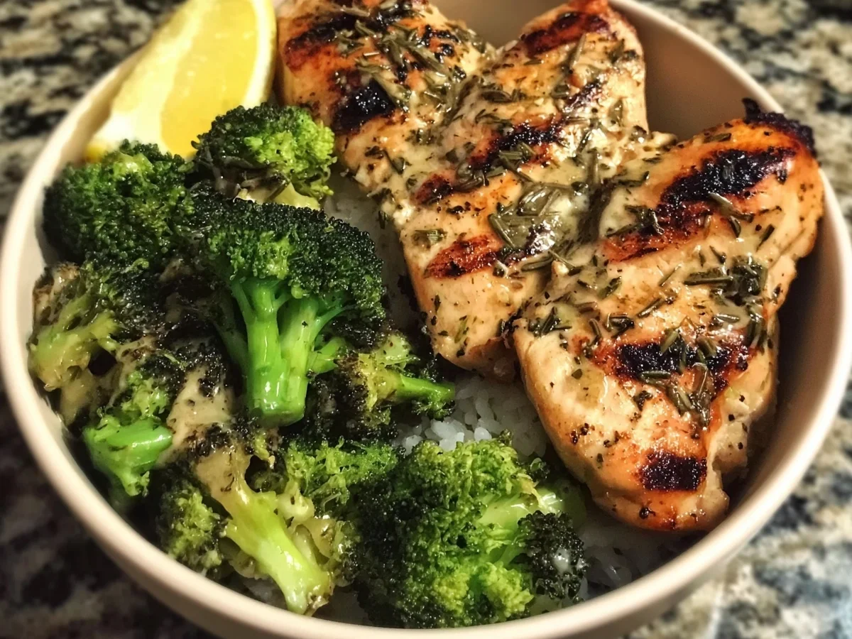 High Protein Grilled Chicken & Broccoli Bowls - Image 1