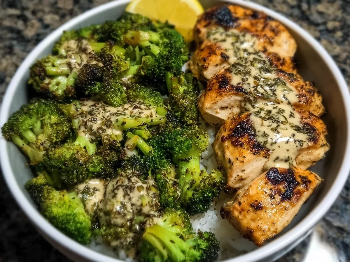 High Protein Grilled Chicken & Broccoli Bowls - Image 2