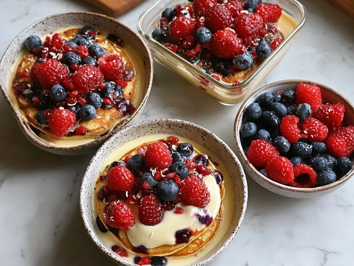 High Protein Pancake Bowls for Effortless Meal Prep - Image 1
