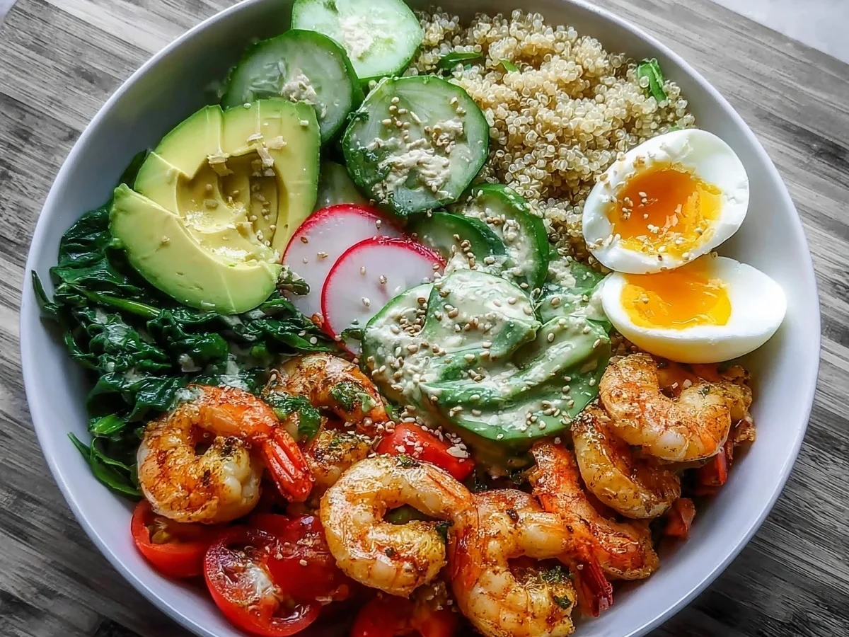 High Protein Shrimp Quinoa Bowl | Meal Prep Ready - Image 2