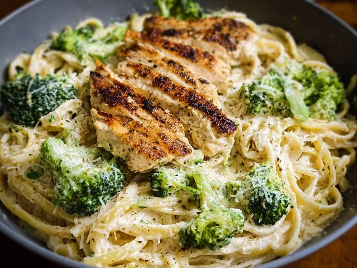 High Protein Skinny Chicken Broccoli Alfredo - Image 2