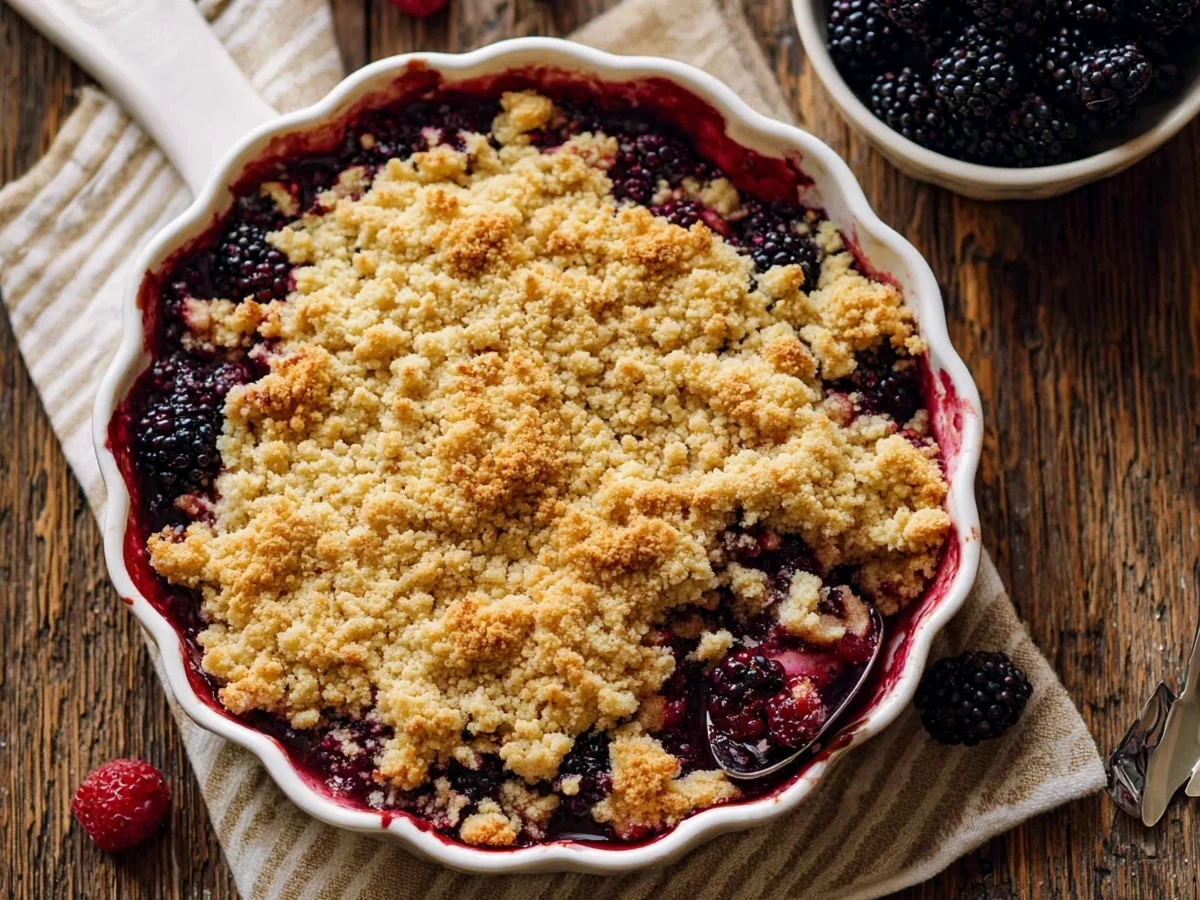 Keto Blackberry Cobbler: Low-Carb Dessert Recipe - Image 1