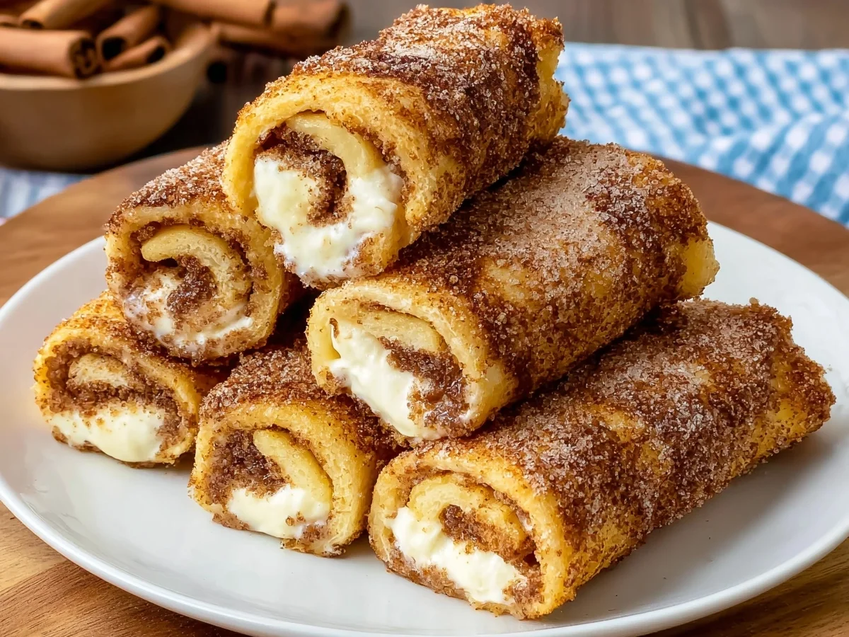 Keto Cinnamon Cream Cheese Roll-Ups: Easy Low-Carb Dessert - Image 1