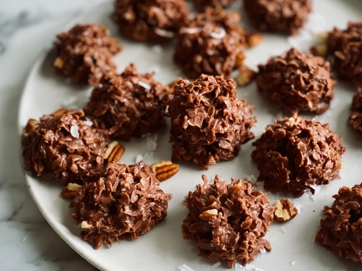 Keto No-Bake Cookies: Quick, Easy, Low-Carb Chocolate Treat - Image 2