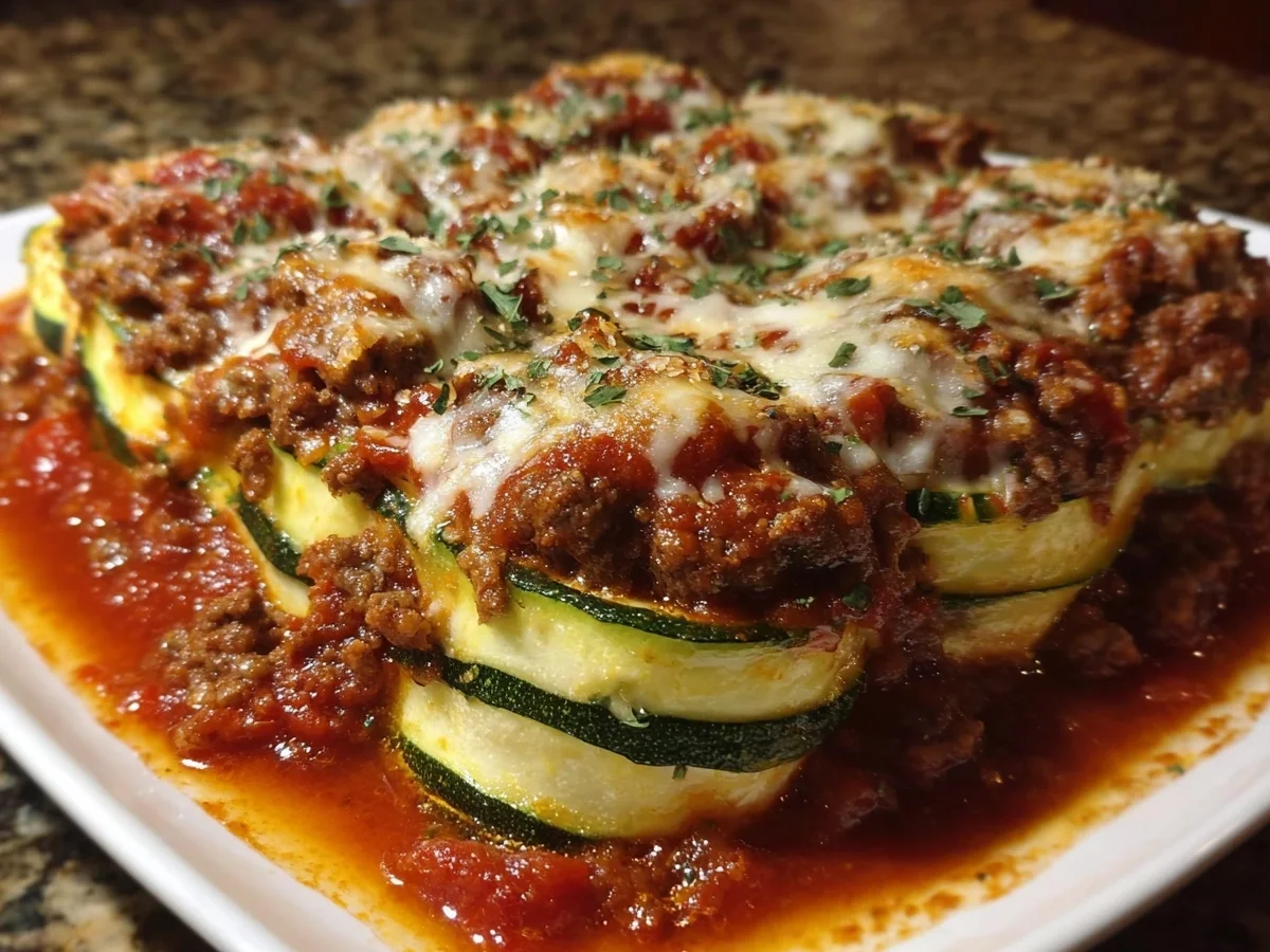 Keto Zucchini Lasagna: Low Carb & Meal Prep Ready - Image 2