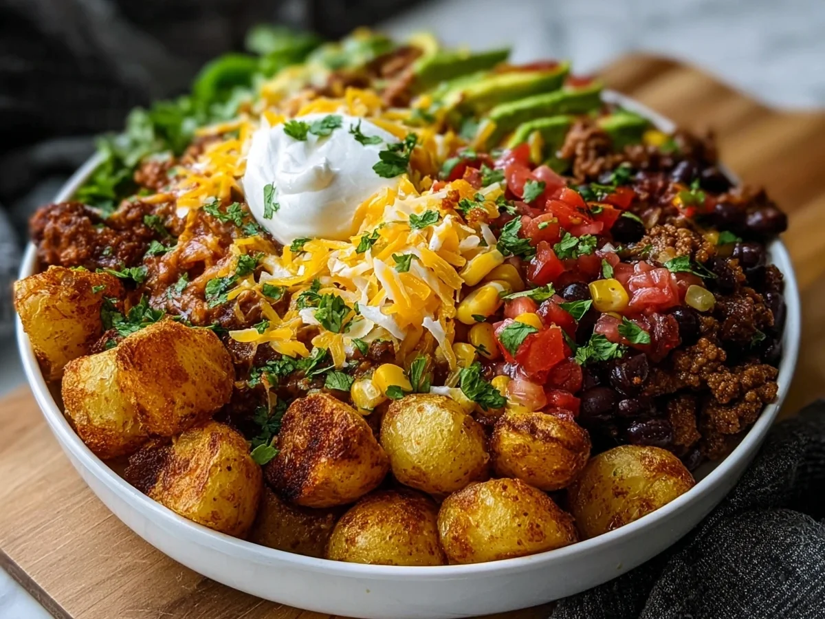 Loaded Potato Taco Bowl: High Protein Meal Prep - Image 2