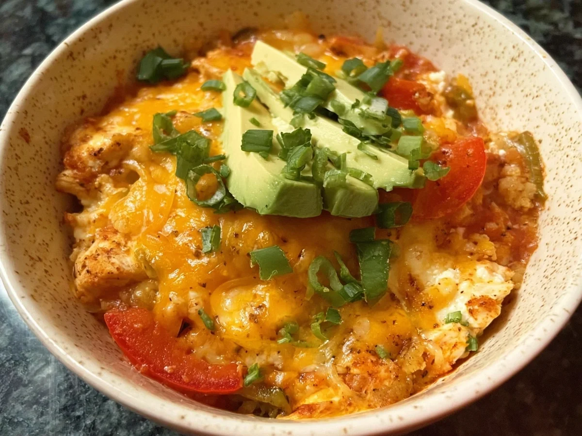 Low-Carb High Protein Cottage Cheese Enchilada Bowl - Image 1