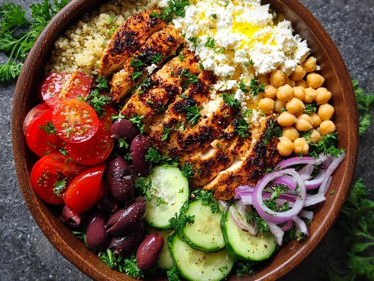 Mediterranean Chicken Bowl: Healthy Meal Prep Recipe - Image 2