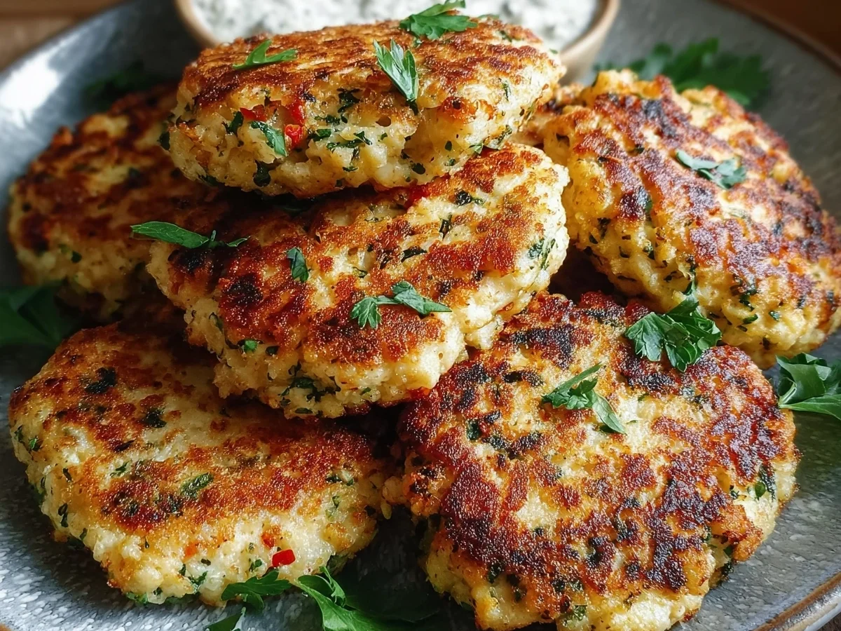 Protein Cottage Cheese Patties: Quick Low Carb Meal Prep - Image 1