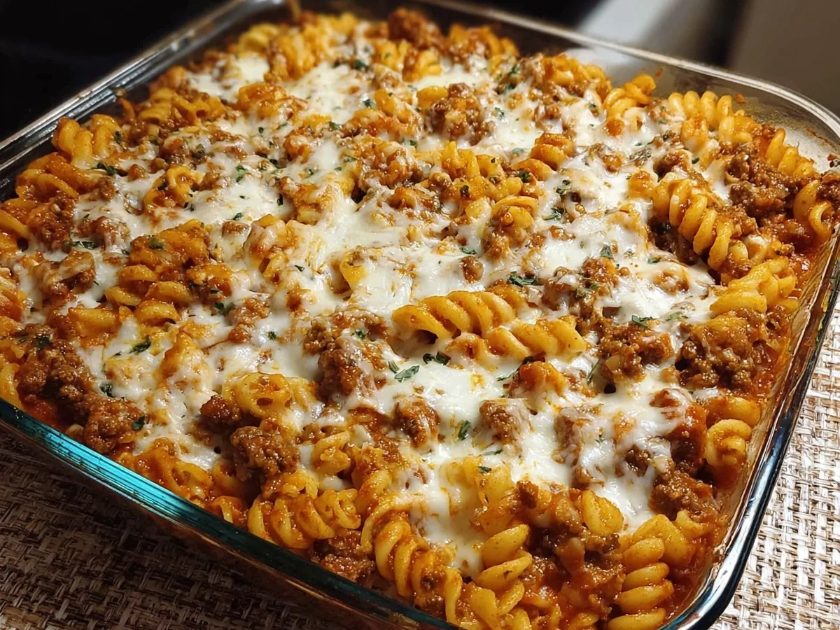 Protein Pasta Bake: Ground Beef & Cottage Cheese - Image 1