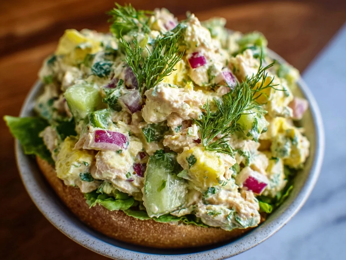 Quick High Protein No-Mayo Tuna Salad (Meal Prep Ready) - Image 2